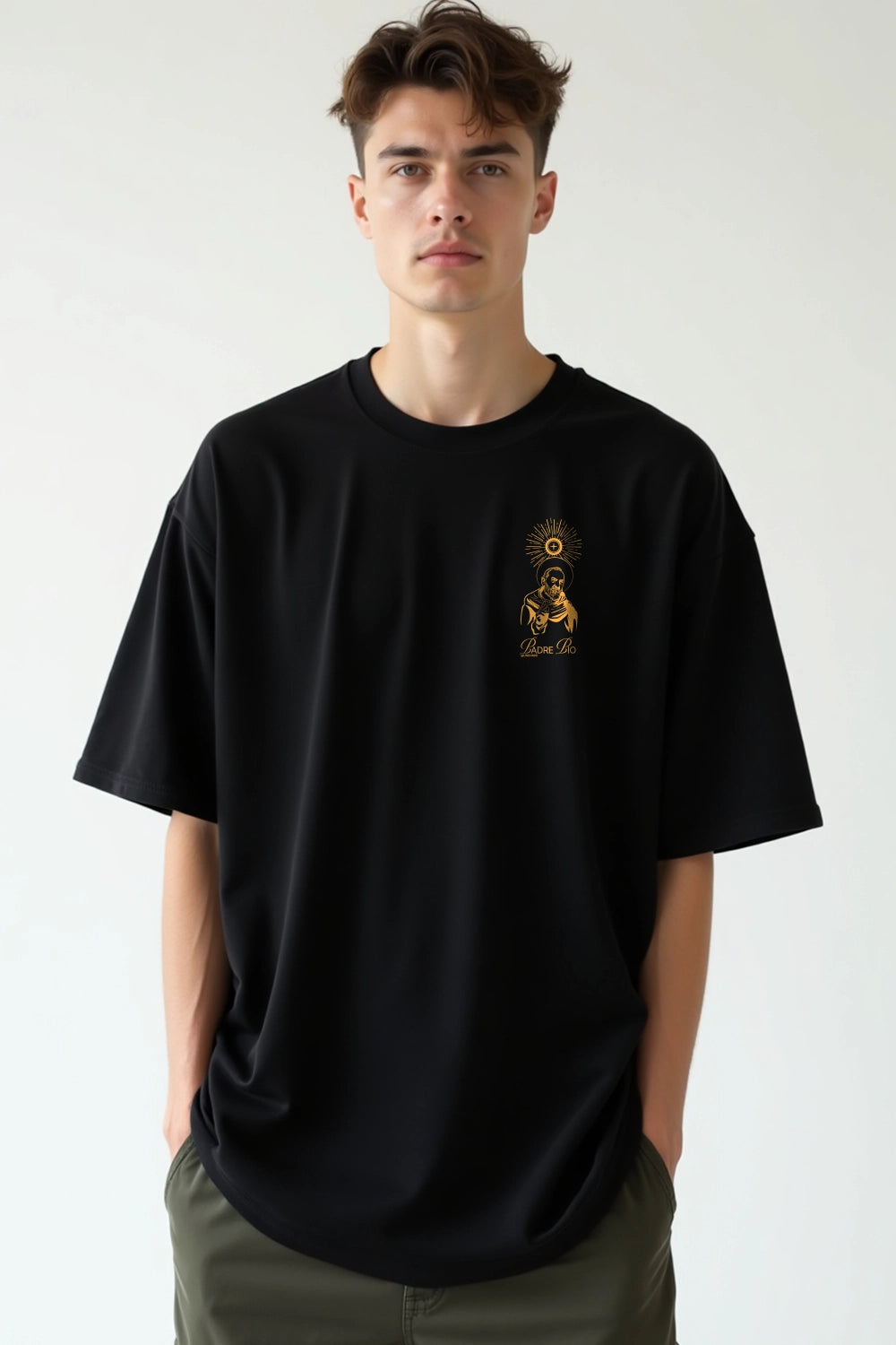 Camisa Oversized São Padre Pio