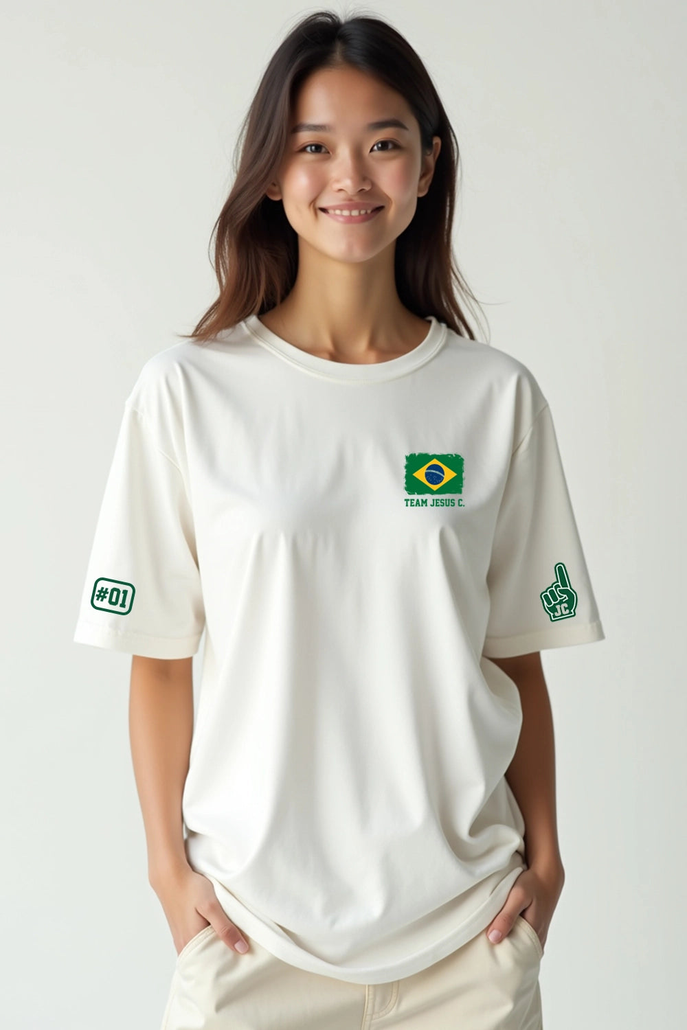 Camisa Oversized Team Jesus