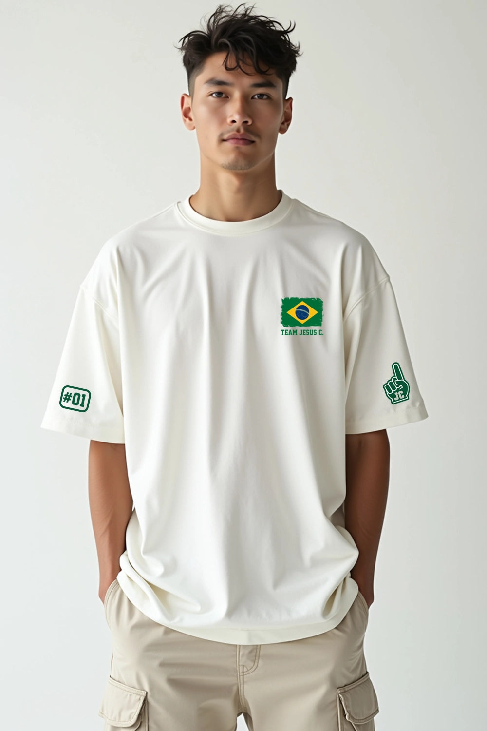 Camisa Oversized Team Jesus
