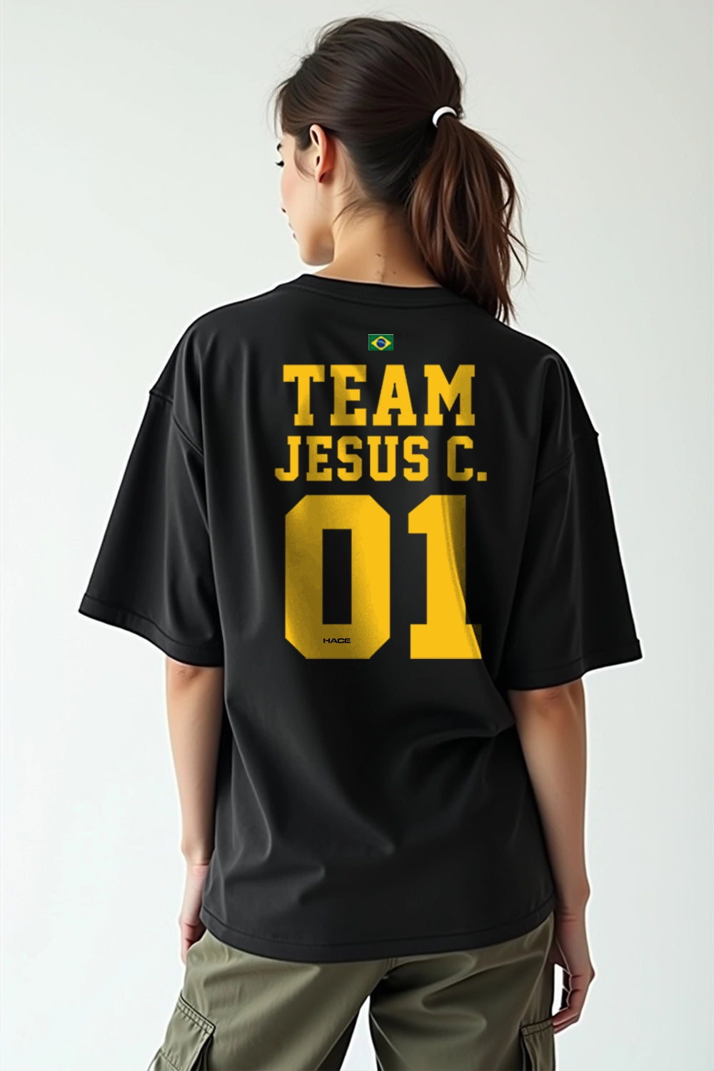 Camisa Oversized Team Jesus