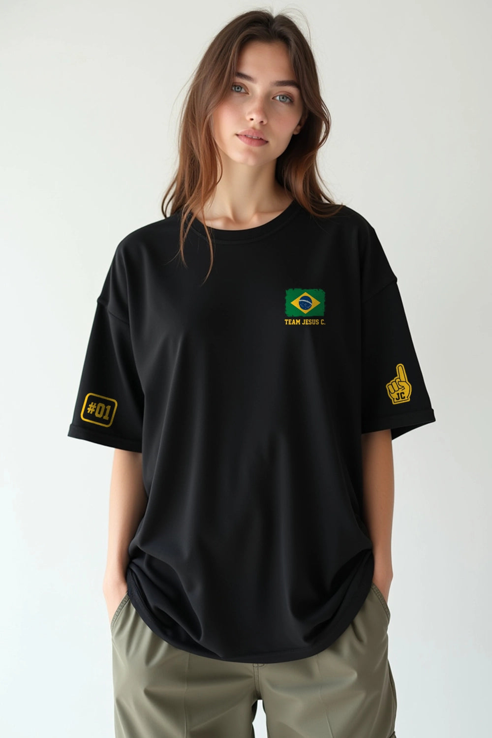 Camisa Oversized Team Jesus