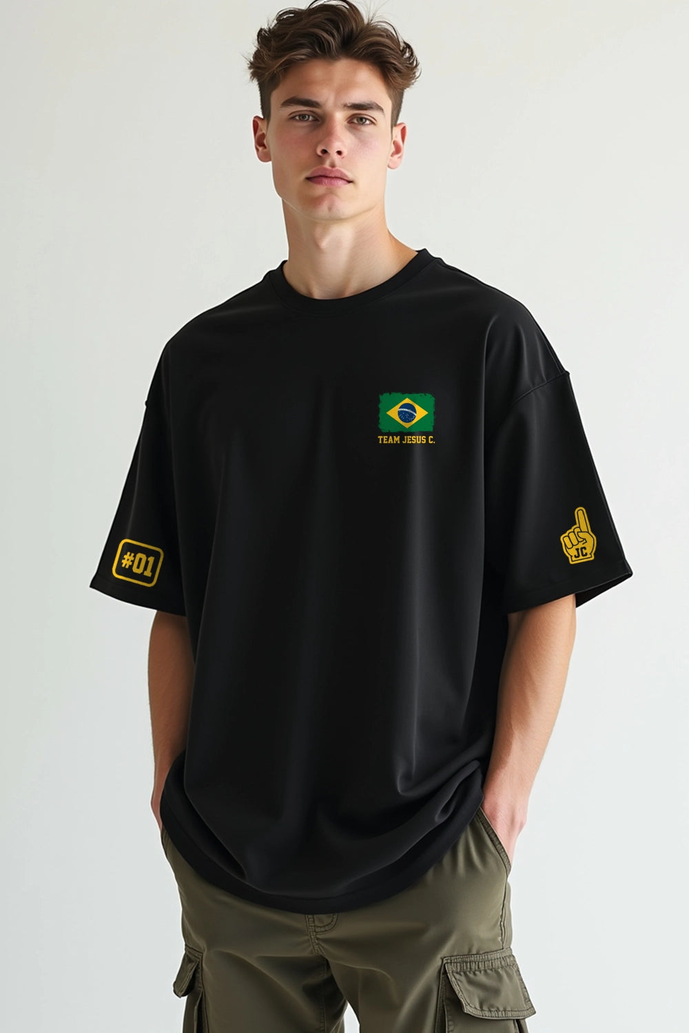 Camisa Oversized Team Jesus