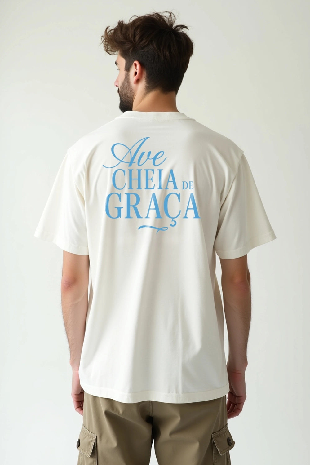 Camisa Oversized Cheia de Graça