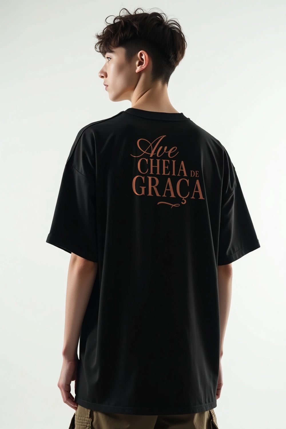 Camisa Oversized Cheia de Graça