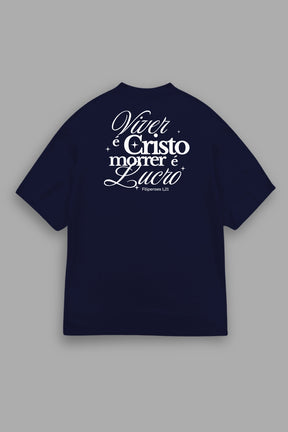 Camisa Oversized Viver é Cristo